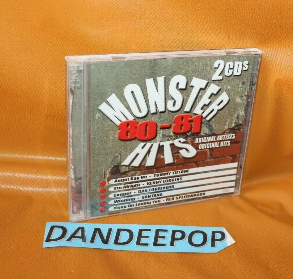 2 Music Cd Monster Hits 1980 1981