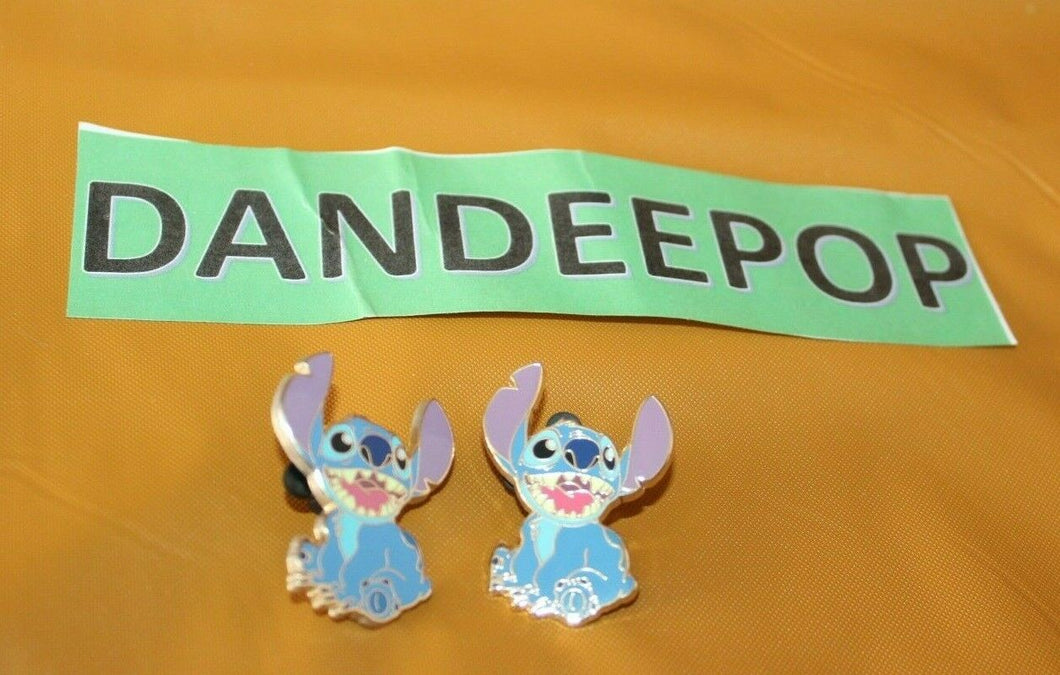 2 Walt Disney Pin Trading Stitch Character 2008 Collectibles