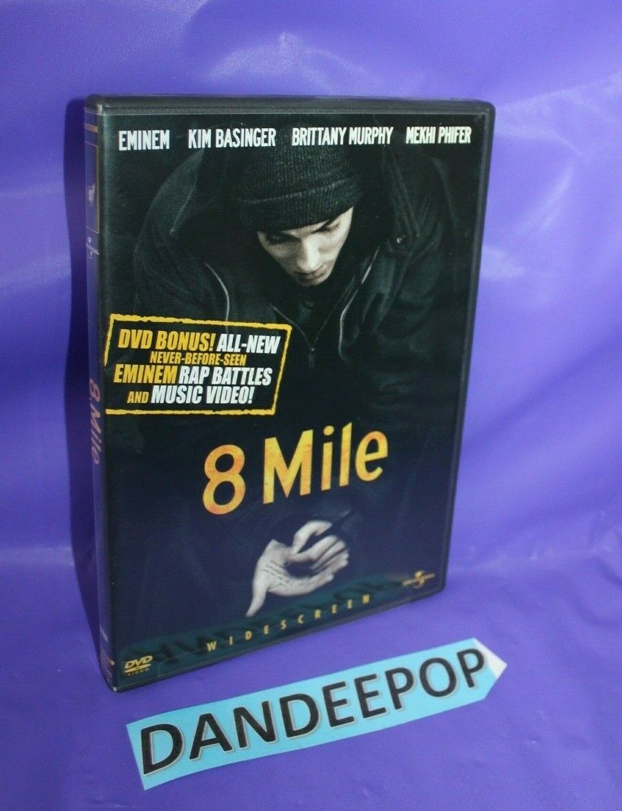 8 Mile (DVD, 2003, Widescreen Uncensored Bonus Materials)