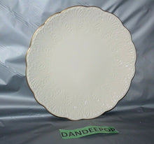 Load image into Gallery viewer, Lenox Wildwood 12.5" Scalloped Edge  Round Server Plate With 24K Gold Trim
