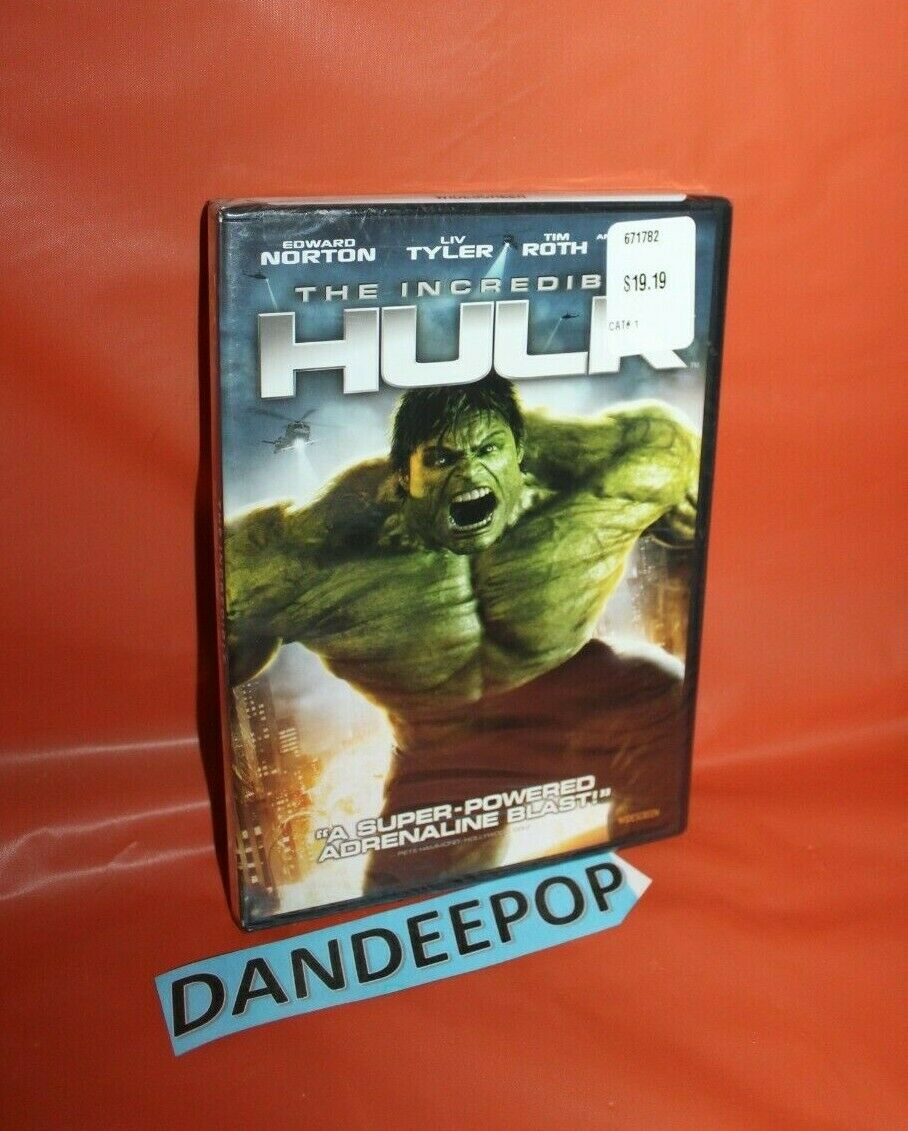 The Incredible Hulk (DVD, 2008, Widescreen)