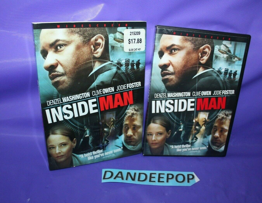 Inside Man (DVD, 2006, Anamorphic Widescreen)