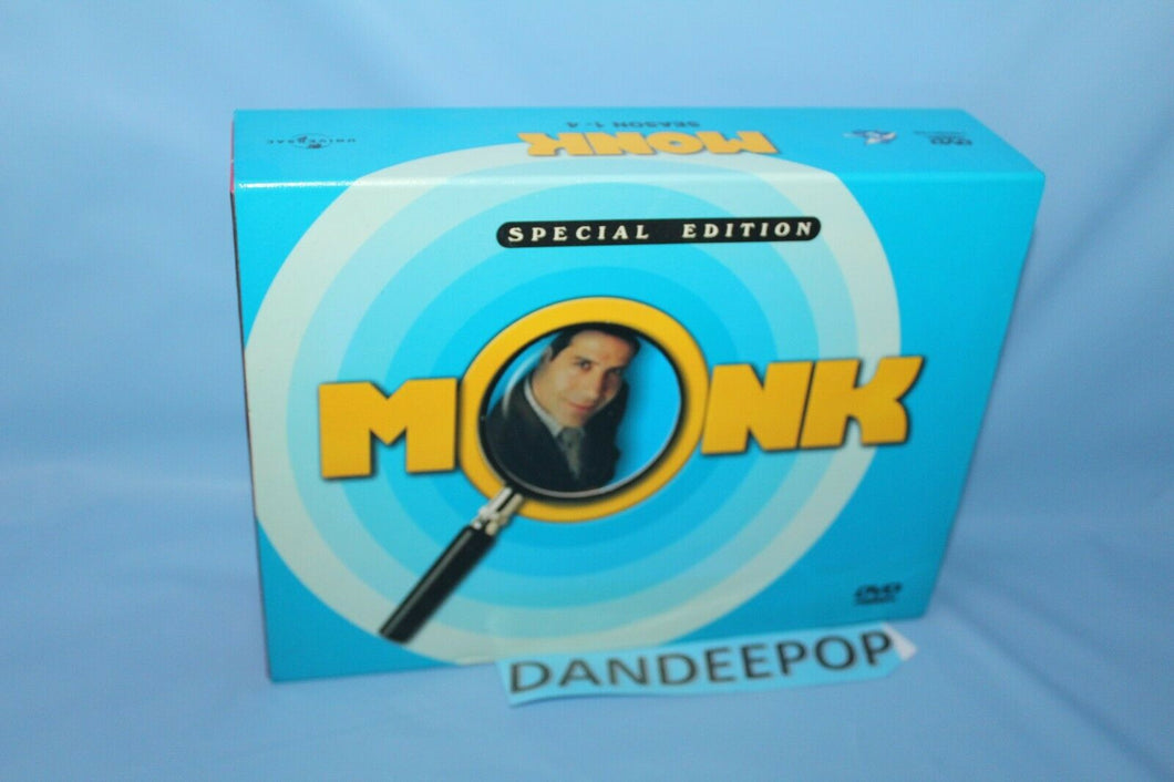 Monk Special Edition DVD Television Series Box Set Seasons 1-4 16 Disc Plus Cd