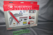 Load image into Gallery viewer, Northwest Airlines Airport Playset Toy Realtoy RT2361 Die Cast In Package
