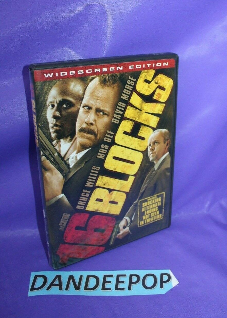 16 Blocks (DVD, 2006, Widescreen)