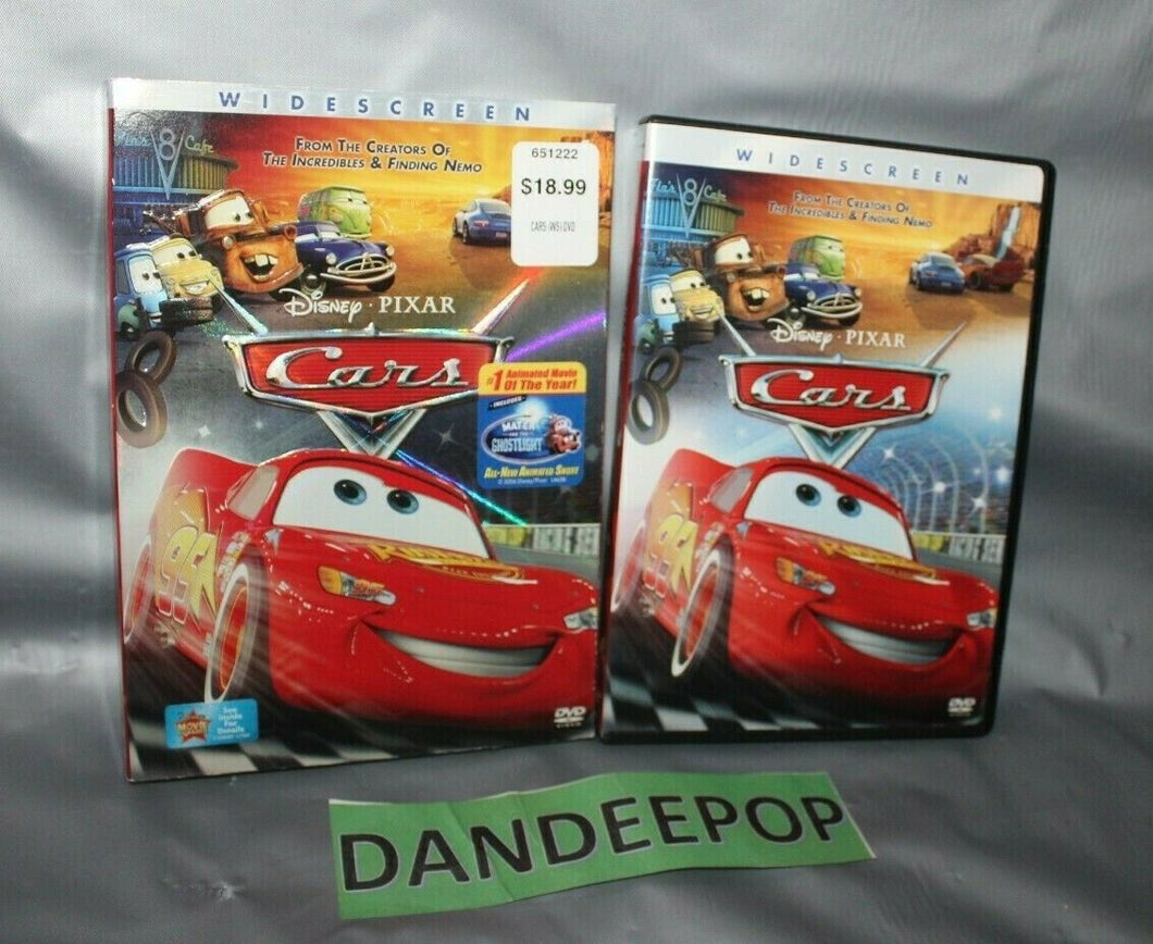 Cars Widescreen (DVD, 2006)