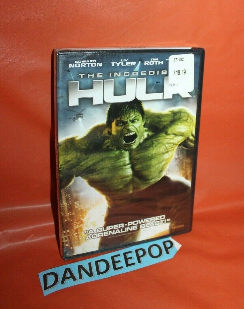 The Incredible Hulk (DVD, 2008, Widescreen)