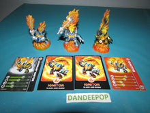 Load image into Gallery viewer, Skylanders Figures 3 Ignitor 1st, 2nd &amp; Legendary W/ Cards Activision video Game
