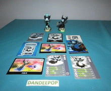 Load image into Gallery viewer, Skylanders 2 Figures First &amp; Second Edition Hex +Cards Activision video Game
