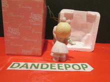 Load image into Gallery viewer, Precious Moments Icy Good Times Ahead 2003 Porcelain Bisque Ornament

