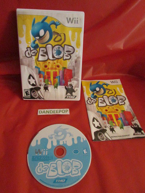 Nintendo Wii Video Game De Blob