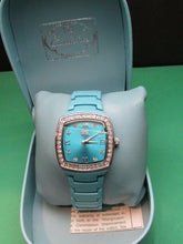 Load image into Gallery viewer, Curations Fashion Light Blue Womens Watch w/ Crystal Bezel Stefani Greenfield
