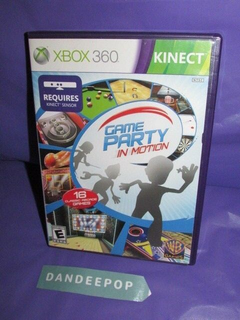 Game Party: In Motion (Microsoft Xbox 360, 2010) Kinect Video Game