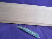 Load image into Gallery viewer, Maple Unfinished Stain Grade Kitchen Solid Drawer Cabinet Panel 29 7/8 x 3 7/8
