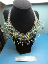 Load image into Gallery viewer, Multi Color Bead Cluster Bib Choker Necklace Jewelry
