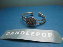Load image into Gallery viewer, Silver Crystal Cuff CZ Bracelet Jewelry
