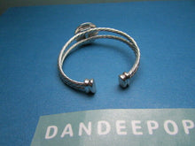 Load image into Gallery viewer, Silver Crystal Cuff CZ Bracelet Jewelry
