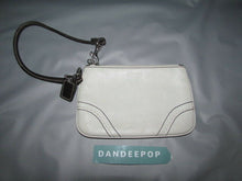 Load image into Gallery viewer, Coach Small White Leather Wristlet Handbag Leatherware
