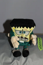 Load image into Gallery viewer, Spongebob Frankenstein Squarepants TY Viacom Bean Plush Toy 2004 9"
