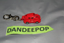 Load image into Gallery viewer, Metal Volkswagen  Red VW  Diecast Toy Car Key Chain With Hilton Clock
