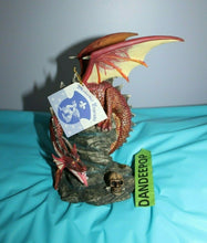 Load image into Gallery viewer, Vintage Medieval Legends Dragon Carved Statue Figure 8" Tall Collectibles
