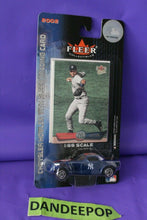 Load image into Gallery viewer, Fleer Derek Jeter NY Yankees MLB Official 1:55 Chrysler Howler And Trading Card
