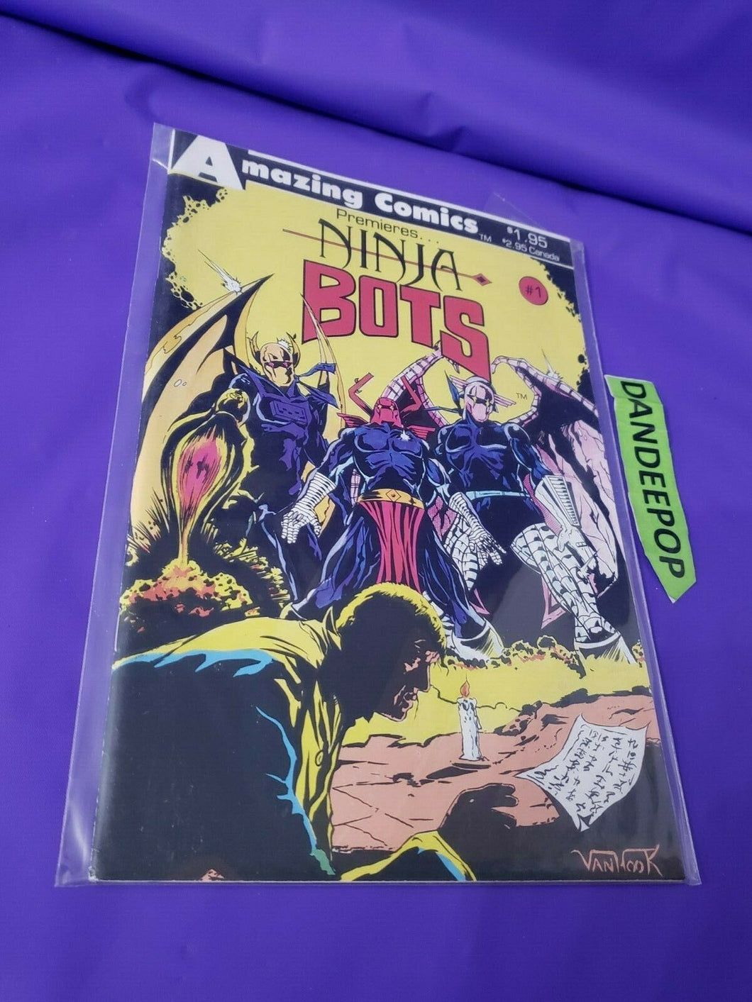 Amazing Comics Premiers Ninja Bots Comic Book 1 Vol 1 1987