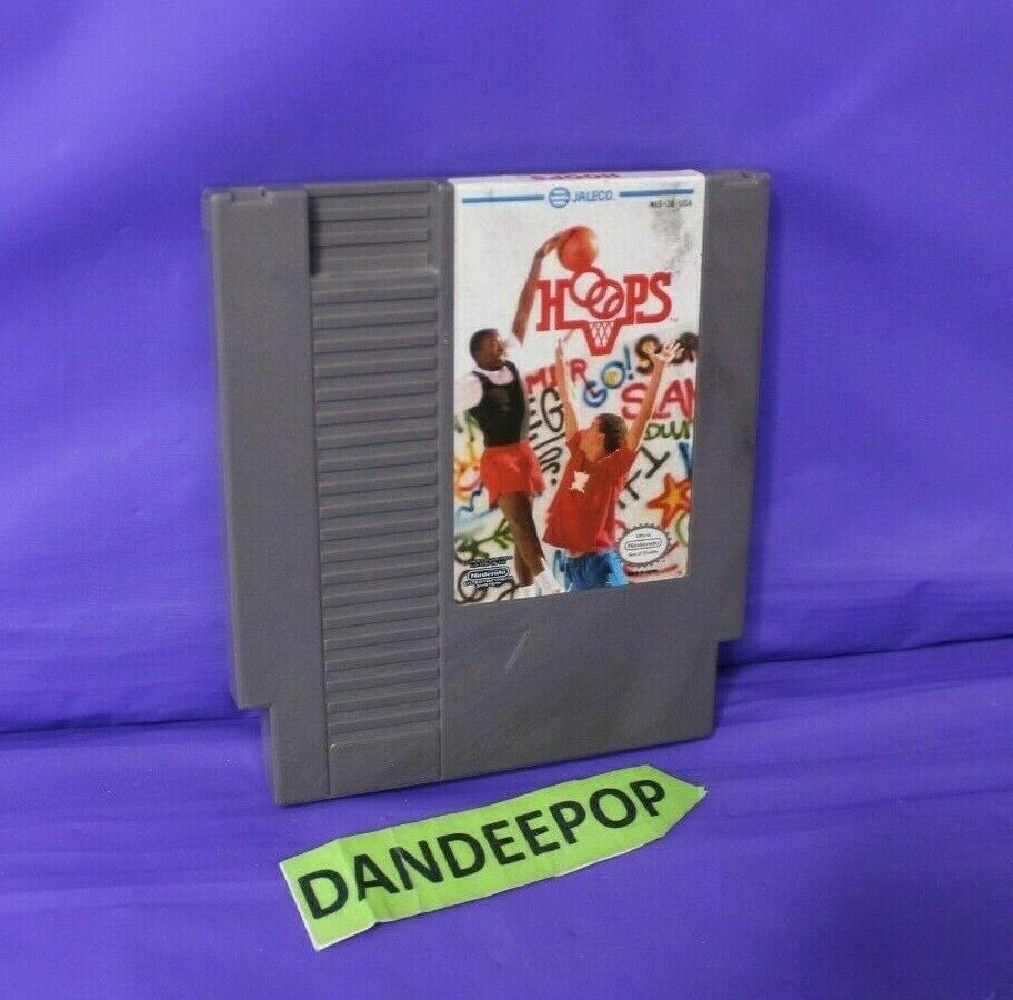 Hoops (Nintendo Entertainment System, 1989) Vintage Video Game