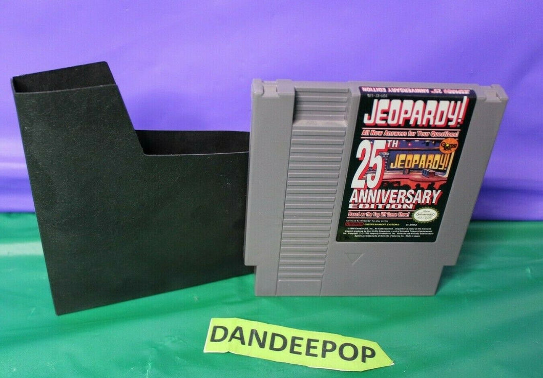 Jeopardy -- 25th Anniversary Edition (Nintendo Entertainment System, 1990)