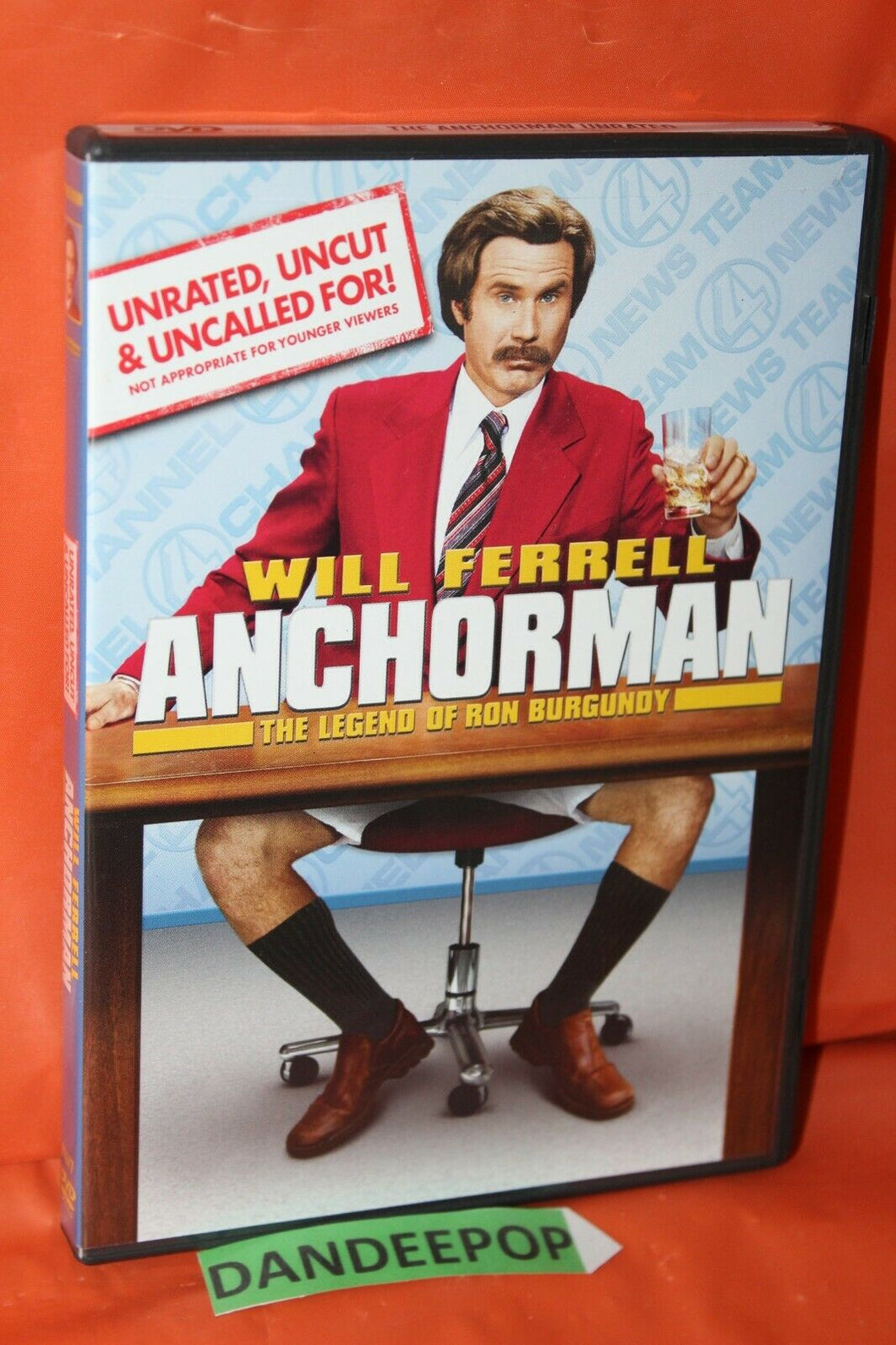 Anchorman: The Legend of Ron Burgundy (DVD, 2004, Extended Edition Widescreen)