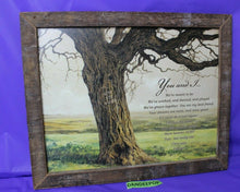 Load image into Gallery viewer, You And I For Ever Raw Reclaimed Wood Framed Art Print Saying Wall Decor
