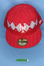 Load image into Gallery viewer, New York Mets NY 59Fifty Baseball Red Gray With Sticker 7 5/8 New Era Fitted
