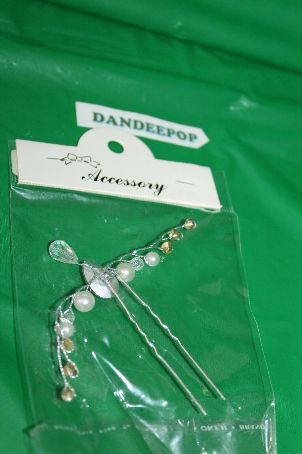 Bead Embellished Hair Pin Fashion Accessory