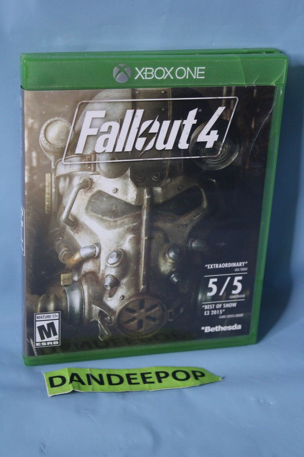 Fallout 4 (Microsoft Xbox One, 2015) Video Game