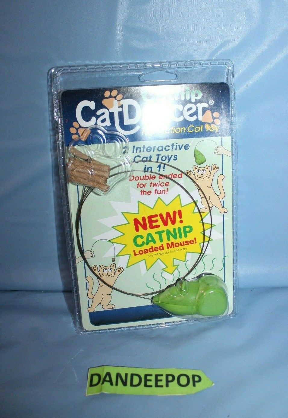 Catnip Cat Dancer Interactive Pet Cat Toy In Package
