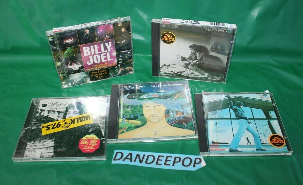 5 Assorted Billy Joel Music CD's