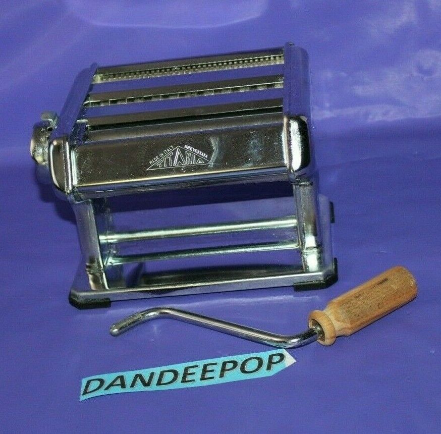 Titania Made In Italy Hand Made Chrome Pasta Maker 0904