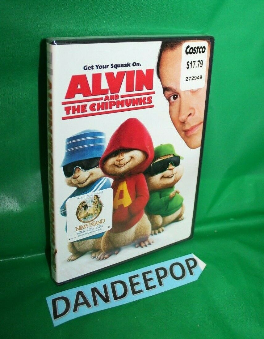 Alvin and the Chipmunks (DVD, 2008, Movie Cash  Dual Side)
