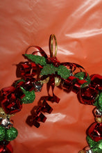 Load image into Gallery viewer, Holiday Jingle Bell Wreath Wall Hanging Decor
