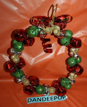 Load image into Gallery viewer, Holiday Jingle Bell Wreath Wall Hanging Decor

