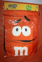 Load image into Gallery viewer, MMs Chocolate World String Bag Sack Orange Souvenir 13 x 16
