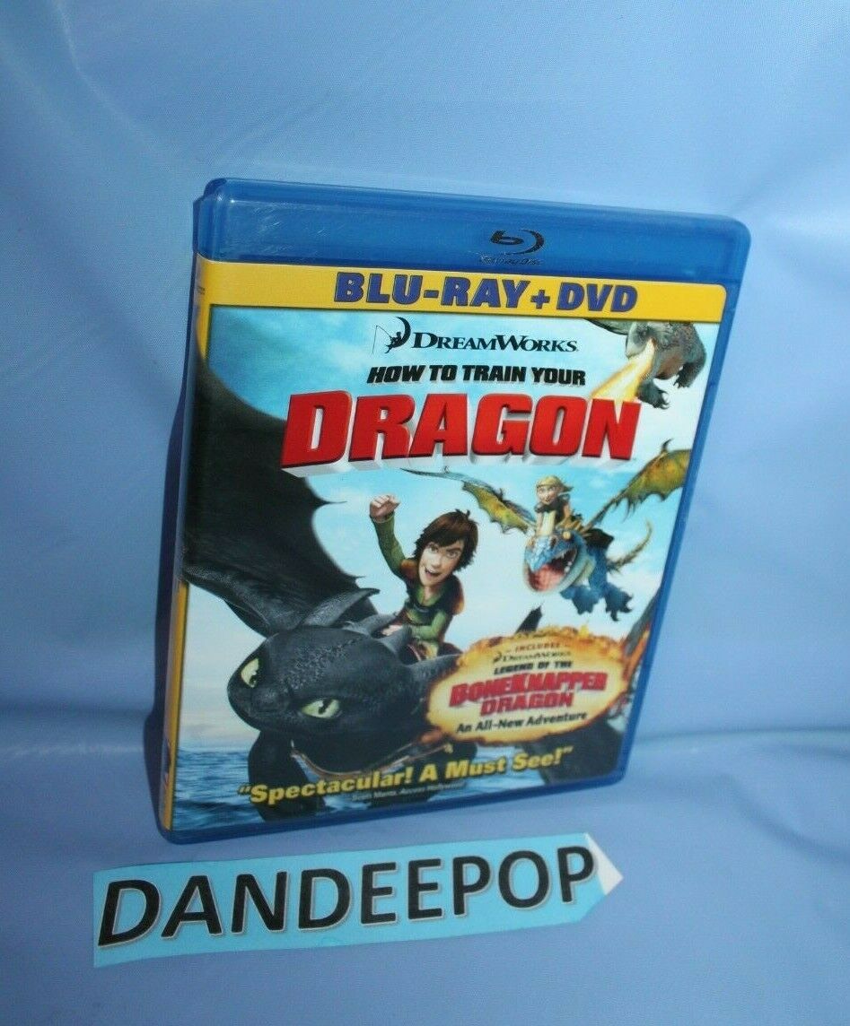 How to Train Your Dragon/Legend of the Boneknapper Dragon (Blu-ray/DVD, 2010, 2-