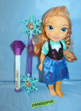 Load image into Gallery viewer, Disney Frozen Doll Anna With 2 Wands Toys
