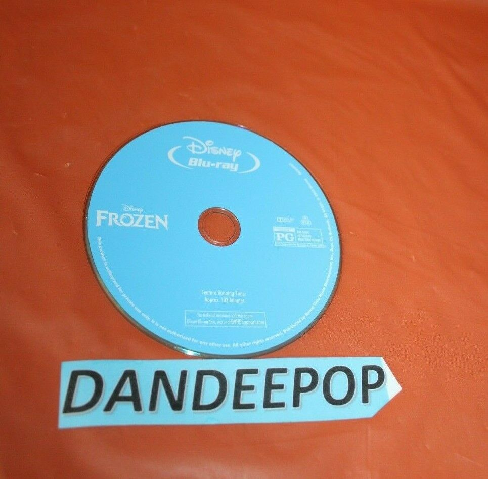 Disney Frozen Blu-Ray Movie No Case