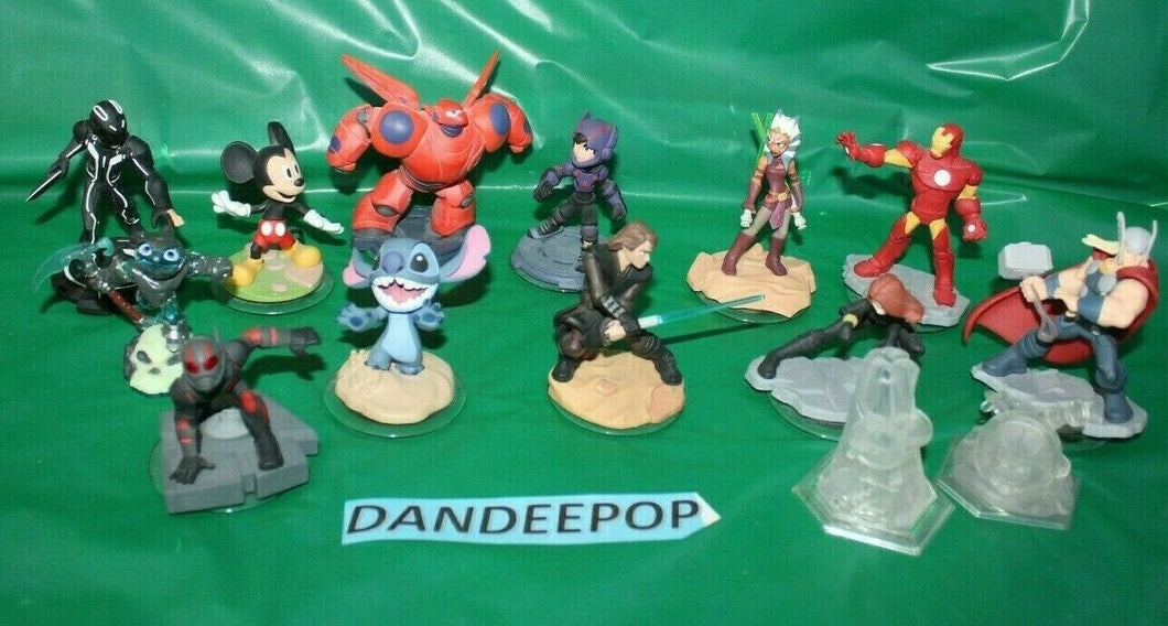 13 Assorted Disney Infinity Portal Interactive Game Toy Figures 2.0 3.0 Rare