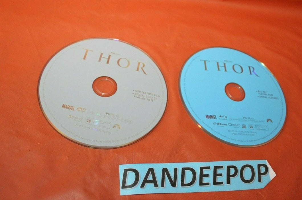 Marvel Thor Blu Ray And DVD 2 Disc Movies
