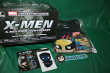 Load image into Gallery viewer, Marvel Corps Funko Pop X-Men Group T Shirt Nightcrawler Decal Prof X Pin Anniver
