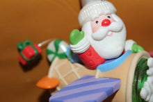 Load image into Gallery viewer, Hallmark Santa's Sweet Ride In An Airplane 2008 Keepsake Holiday Ornament
