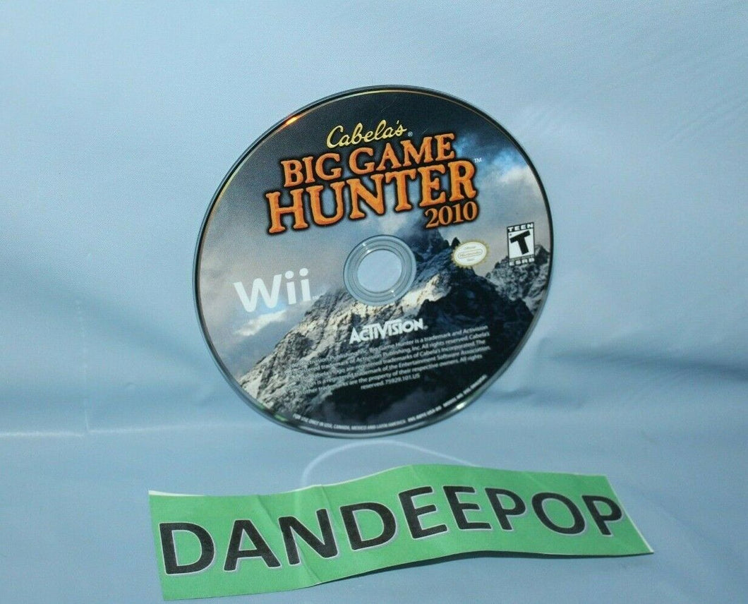 Cabela's Big Game Hunter 2010 (Nintendo Wii, 2009)