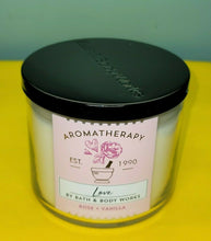 Load image into Gallery viewer, Bath &amp; Body Works Love Aromatherapy Jar Essential Oil Candle 14.5
